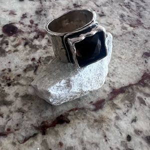Silpada Smokey Topaz Sterling Silver Ring
